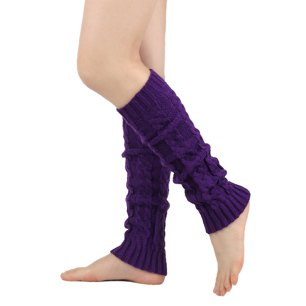 Knit Leg Warmers Warm Boot Socks for Women Cozy Leggings Knee High Thermal Socks